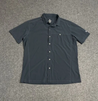 Kuhl Renegade Short Sleeve Button Shirt Men’s XL Blue Tufflex - Image 1 of 4
