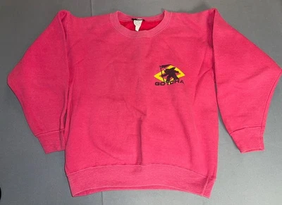 Vintage 1990 Pink GOTCHA Surf Sweatshirt Small USA - Image 1 of 4