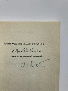 T' SERSTEVENS "L'homme que fut Blaise CENDRARS" avec ENVOI sur S.P., Denoël 1972 - Picture 1 of 2