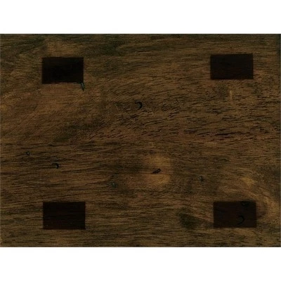 Pemberly Row 23.5" Contemporary Solid Wood Counter Stool in Cherry (Set of 2) - Image 1 of 4