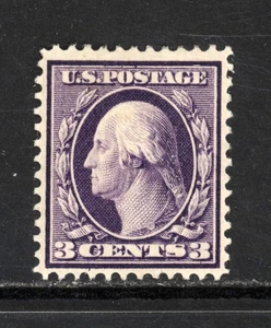 Scott 333 1908 3 centavos Washington emisión regular MH OG VF CAT ¡30 $! - Imagen 1 de 2