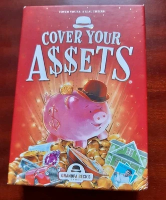Grandpa Becks Games Cover Your Assets Card Game Family Fun New UNUSED condition* - Image 1 of 4