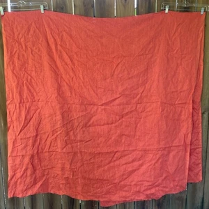 CORAL LINEN FABRIC 60" x 2 1/3 yds plus - Picture 1 of 3