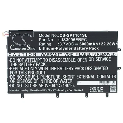 Battery for Sony SGP321 SO-03E Xperia Tablet Z 10.1 inch LIS3096ERPC CS-SPT101SL - Image 1 of 4
