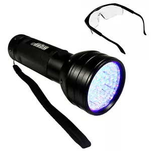 HQRP 51-LED UV Luz Negra Ultra Violeta Linterna Detector De Escorpiones - Imagen 1 de 17