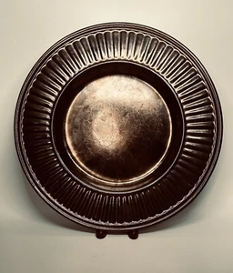 Vintage Haeger Antique Bronze Empire 3317  14” Plate Crackle - Picture 1 of 6