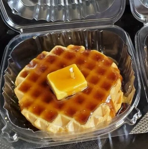 Waffle Scented Food Candle Handmade to Order - Picture 1 of 2