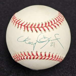 Early ROGER CLEMENS Playing Days Signature Official Baseball-YANKEES-RED SOX-PSA - Picture 1 of 8