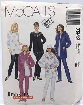 Jacket Pants Tunic Top Size 8-10 M7942 Uncut Sewing Pattern - Image 1 of 2