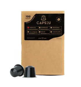 Nespresso Compatible Cremosa Coffee Pods - Intense Espresso, 6x100 Bulk Pack - Picture 1 of 2