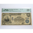 Charter 7720 1902 PMG VF20 Plain LAS CRUCES New Mexico $10 Note Fr 628 #47805F