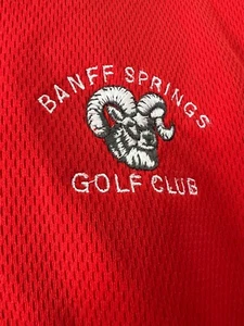 Antigua XXL Red Desert Dry Golfshirt Polo Banff Springs Golfschläger - Bild 1 von 3