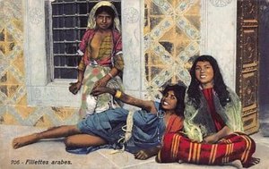 Tunisie - Fillettes arabes - Ed. Lehnert & Landrock 706 - Picture 1 of 2