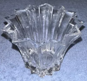 Villeroy and Boch sternförmige klare Kristallvase - Bild 1 von 7
