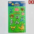 Vintage 1999 Large Gen1 Pokémon Sealed Sticker Sheet x2 Pack - Nintendo Stickers