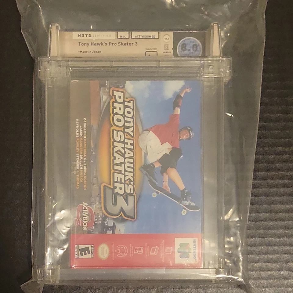 Tony Hawk's Pro Skater 3 Nintendo 64 N64 Factory Sealed WATA 8.0 A+ Seal Graded - Image 1 of 4