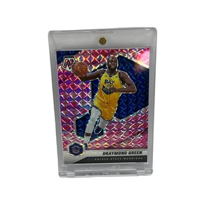 DRAYMOND GREEN 2020-21 Panini Mosaic Golden State SP Pink Camo Prizm Card #55