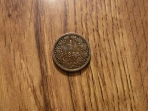 AUSTRIA 1 KREUZER 1885 COIN (428) - Picture 1 of 2