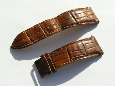 Franck Muller 27mm Band brown Leather Leather Watch Strap Band 27/22 90/125 I936 - Image 1 of 4