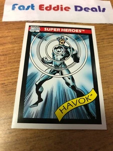 IMPEL MARKETING 1990 MARVEL COMICS GROUP SUPERHEROES HAVOK CARD # 35 NEAR MINT - Picture 1 of 2