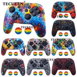 For Nintendo Switch Pro Controller Silicone Cover Protective Skin Case Sleeve - Zdjęcie 1 z 30