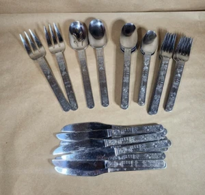 Cambridge Azteken Sortiert Edelstahl Besteck Wählen Sie Ihr Stück Gabel Löffel Messer - Bild 1 von 20