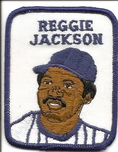 REGGIE JACKSON 1979 Vintage Penn Emblem Baseball Patch Athletics-Yankees-Angels - Picture 1 of 1