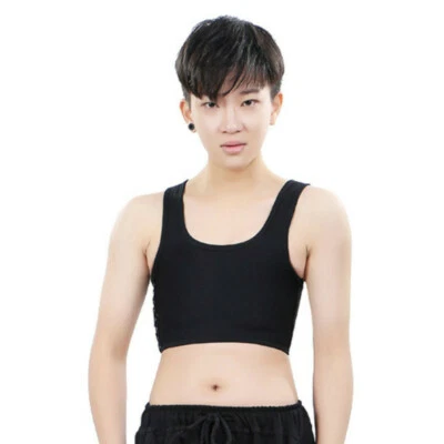 Lesbian Corset Chest Binder Underwear Tomboy Tank Top Undershirt Breathable - Image 1 of 4