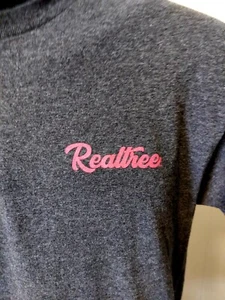 WOMEN'S GRAY TEE SHIRT WITH REALTREE LOGO SIZE MED. - Picture 1 of 6
