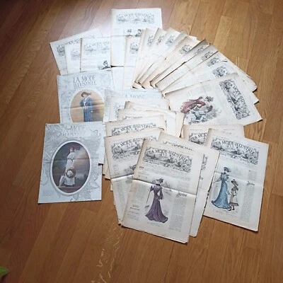 La mode illustree. Journal de la famille. lotto 37  Librairie de Firmin-Didot  - Immagine 1 di 4