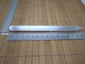 Crayon en SELENITE (gypse fibreux) - Pour soin et massage - lithotherapie reiki - Picture 1 of 2