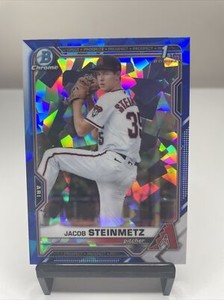 2021 Bowman Chrome Sapphire Jacob Steinmetz G5 Arizona Diamondbacks #BDC-83