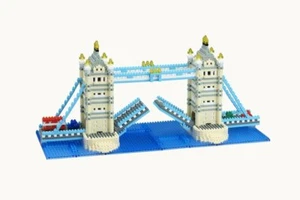 NEW NANOBLOCK TOWER BRIDGE DELUXE 1500+ Building Blocks Nanoblocks Nano NB-045 - Picture 1 of 2