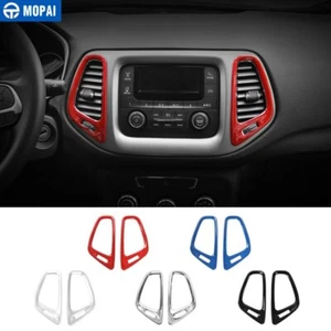 Dashboard Air conditioner Vent Decor Cover Trim Bezel for Jeep compass 2017-2020 - Picture 1 of 6