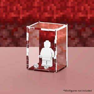 Vitrina de minifigura LEGO Pixel Crimson Design - Imagen 1 de 14