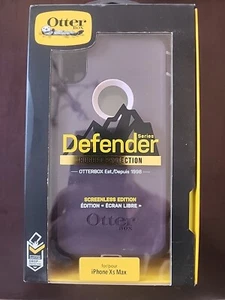 Funda Otterbox Defender para iPhone Xs Max Protección Resistente Clip Resistente - Púrpura - Imagen 1 de 4