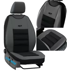 FORD FIESTA Mk6 Mk7 Mk8 ONE FRONT SEAT COVER MAT ARTIFICIAL LEATHER & FABRIC - Picture 1 of 7