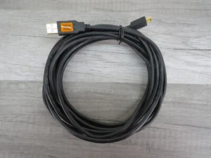 Tether Tools TetherPro USB 2.0 Male to Mini-B 5-Pin Camera Cable (15 Ft / Black) - Picture 1 of 9