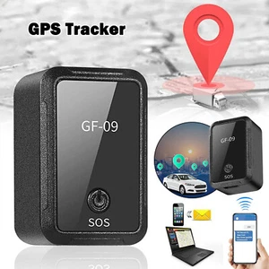 GF09 GPS Tracker Mini Real Time Hidden Dog Car Vehicle kids Tracking Device - Picture 1 of 24