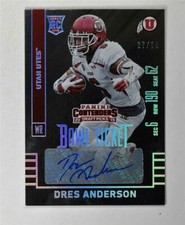 2015 Contenders Draft Picks Bowl Ticket 110B Dres Anderson (white band) Auto /99