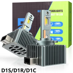 2pcs D1S D1R LED Headlight Bulbs 240W 6000K Super White HID Xenon Conversion Kit - Picture 1 of 19