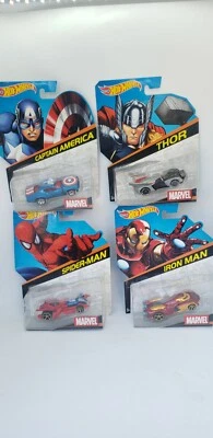 NEW HOT WHEELS Marvel Avengers 2013  Die-cast Set Of 4 - Image 1 of 2