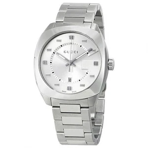 Reloj para hombre GUCCI GG2570 YA142308 esfera plateada con logotipo 41 mm - Imagen 1 de 15