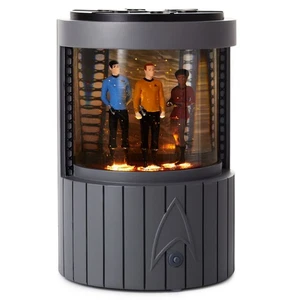 Hallmark Star Trek Original Series Transporter Water Globe With Light and Sound - Picture 1 of 10