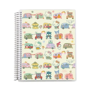 8.5" X 11" Hello Kitty & Friends Coiled Productivity Notebook- Happy Campers ... - Picture 1 of 7