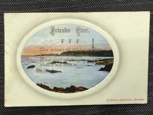 Girdleness Lighthouse Aberdeen Vintage Postcard - Picture 1 of 2