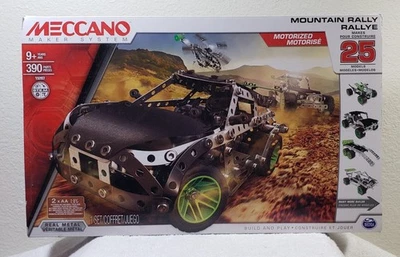 MECCANO MAKER SYSTEM - MOUNTAIN RALLY - MOTORIZED BUILD AND PLAY NEW - Image 1 of 2