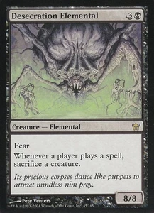 Desecration Elemental - Heavy Play MTG Fifth Dawn - Picture 1 of 1