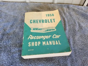 Chevrolet 1958 original manual de taller de automóviles de pasajeros - Imagen 1 de 7