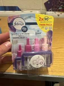 5 x Ambi Pur Febreze 3Volution Plug-In Refill Air Freshener exotic bloom Twin - Picture 1 of 14